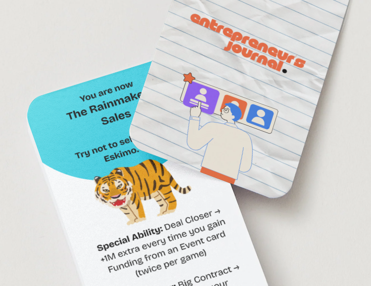 Entrepreneur's Journal card game preview