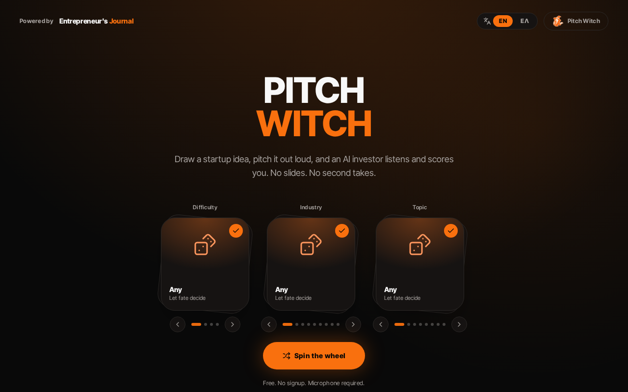 PitchWitch pitch practice app preview